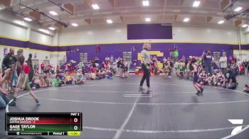 50 lbs Round 3 (6 Team) - Gage Taylor, KC Elite vs Joshua Drook, Gaston Grizzles