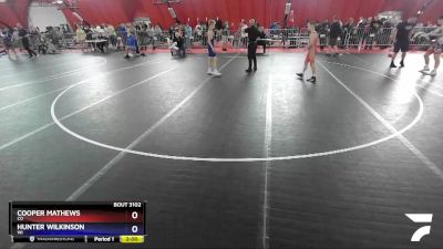 97 lbs Cons. Round 2 - Cooper Mathews, CO vs Hunter Wilkinson, WI