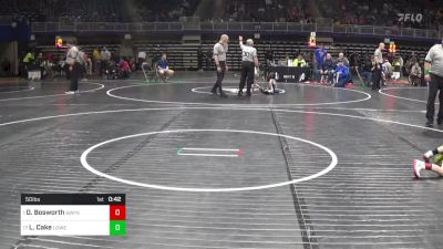 50 lbs Round Of 16 - Owen Bosworth, Waynesburg vs Logan Cake, Lower Dauphin