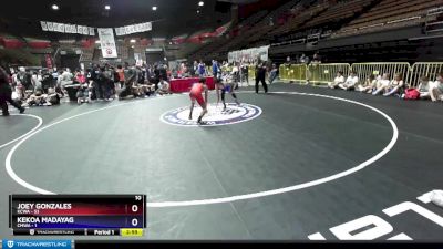 113 lbs Round 1 (16 Team) - Joey Gonzales, KCWA vs Kekoa Madayag, CMWA