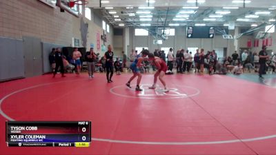 132 lbs Quarterfinal - Tyson Cobb, Weiser vs Xyler Coleman, Fighting Squirrels WC