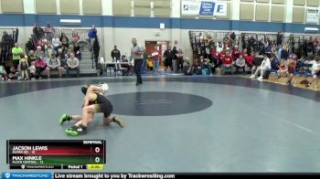 63 lbs Semis (4 Team) - Jacson Lewis, Mater Dei vs Max Hinkle, Floyd Central