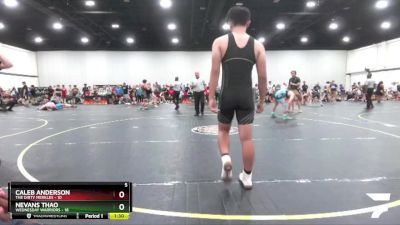 145 lbs Round 1 (4 Team) - Caleb Anderson, The Dirty Merkles vs Nevans Thao, Wednesday Warriors