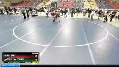 104-112 lbs Round 3 - Maximillian Connell, RI vs Myles Beck, IA