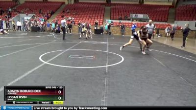 120 lbs Round 4 - Logan Irvin, Bandits vs Adalyn Boburchock, Somerset