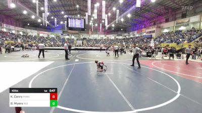 40 lbs Quarterfinal - Kempsey Conry, Pomona Elite vs Brextyn Myers, Individual