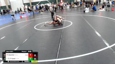 165 lbs Cons. Round 1 - Dayton Fraser, York (Neb.) vs Preston Gautier, Doane University