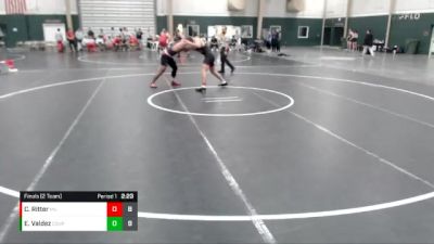 165 lbs Finals (2 Team) - Elijah Valdez, CSU-Pueblo vs Cole Ritter, Maryville