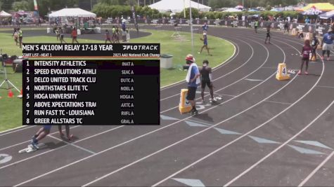 Youth Boys' 4x100m Relay, Finals 1 - Age 17-18