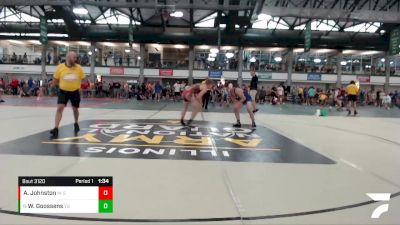 136-147 lbs Quarterfinal - Wyatt Goossens, Young Guns vs Austin Johnston, Iguana Wrestling Club