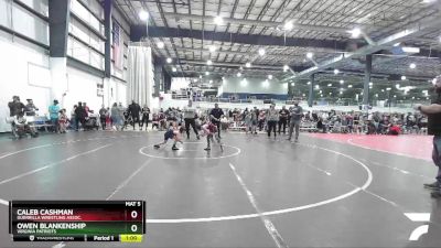 64 lbs Cons. Round 1 - Owen Blankenship, Virginia Patriots vs Caleb Cashman, Guerrilla Wrestling Assoc.