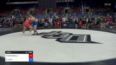 285 lbs Rnd Of 64 - Will Greenberg, Ohio vs Benjamin Land, Indiana