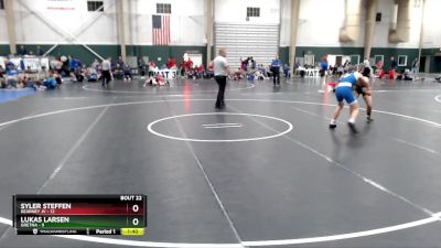 144 lbs Round 3 (16 Team) - Lukas Larsen, Gretna vs Syler Steffen, Kearney JV