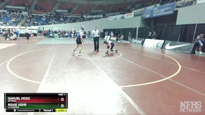 4A-152 lbs Champ. Round 1 - Samuel Moss, Astoria vs Ridge Kehr, La Grande