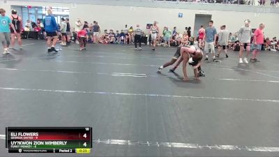 120 lbs Round 2 (4 Team) - Eli Flowers, Georgia United vs Uy?Kwon Zion Wimberly, Funky Monkey