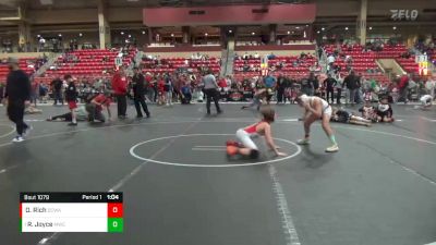 110 lbs Semifinal - Reid Joyce, Maize Wrestling Club vs Oakley Rich, Dodge City Wrestling Academy