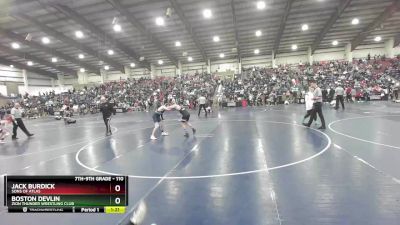 110 lbs Champ. Round 2 - Boston Devlin, Zion Thunder Wrestling Club vs Jack Burdick, Sons Of Atlas