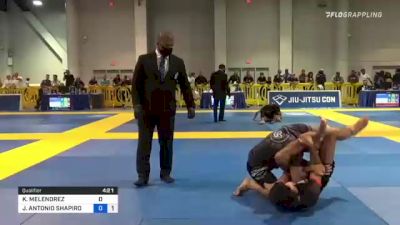 KEVIN MELENDREZ vs JEROLD ANTONIO SHAPIRO 2021 American National IBJJF Jiu-Jitsu Championship