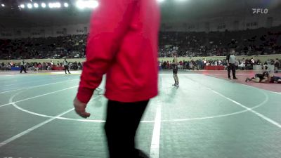 80 lbs Round Of 64 - Kagen White, Comanche Indians vs Max Burd, Weatherford