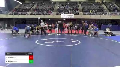 120 lbs Semifinal - Tj Krebs, Seven Valleys, PA vs Arturo Reyes, Mahanoy City, PA