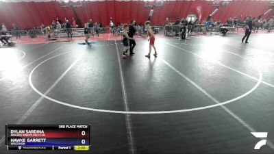 98 lbs 3rd Place Match - Dylan Sardina, Ringers Wrestling Club vs Hawke Garrett, Wisconsin