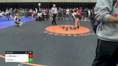 145 lbs Quarterfinal - James Battulga, Stephenson, VA vs Keenan Ray, Bethlehem, PA