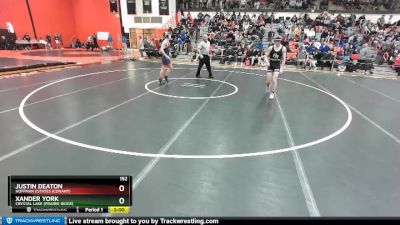 152 lbs Champ. Round 2 - Justin Deaton, Hoffman Estates (CONANT) vs Xander York, Crystal Lake (PRAIRIE RIDGE)