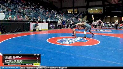 6A-175 lbs Champ. Round 1 - Daviyon Johnson, Thomas County Central HS vs Holden Gilstrap, Jackson County