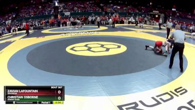 D2-120 lbs Cons. Semi - Zavian LaFountain, Wauseon vs Christian Osborne, Akron Svsm