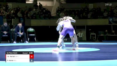 157 lbs 1st Place Match - Nolan Hertel, Wisconsin-La Crosse vs Peter Kane, Williams College