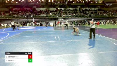 50 lbs Round Of 32 - Elijah Johnson, Teaneck Wrestling vs Jalen Vann, Delsea