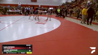 120-125 lbs Round 3 - Luca Petrino, Fort Morgan WC vs Zavier Gonzalez, Prairie Heights