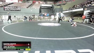 58 lbs Quarterfinal - Ezra Blanton, Team Temecula /Pin Club vs Easton Cokinos, MatTime Wrestling