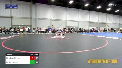 110 lbs Rr Rnd 1 - Daylnn Albrecht, POWA vs Bristol Norris, Edmond North Girls