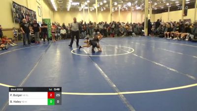 80 lbs Rr Rnd 1 - Patrick Bulger, Gladiators K-8 vs Braden Haley, Highland Hornets K-8