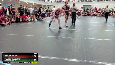 190 lbs Round 5 (6 Team) - Jordan Mills, Cozart Trained vs Xander Dossett, Georgia United