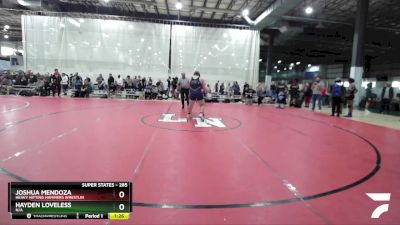 285 lbs Round 2 - Joshua Mendoza, Heavy Hitting Hammers Wrestlin vs Hayden Loveless, N/A