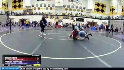 130 lbs Champ. Round 1 - Trent Bintz, Rick Larsen Wrestling Club vs Patrick Flowers, Warrior Regional Training Center