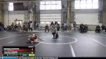 68 lbs Round 1 (4 Team) - Nathan Schuman, Mat Assassins vs Takoda Parker, Junior Terps Xpress