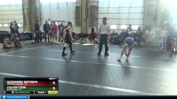 84 lbs Round 1 - Alesandro Restrepo, Vougar`s Honors vs Colton Cook, 84 Athletes