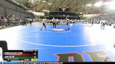 143 lbs Quarterfinal - Jade Blair, Forks Wrestling Club vs Joreenalynn Tupai, FordDynastyWrestlingClub