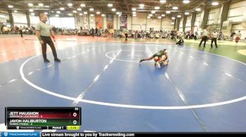 52 lbs Rd# 2 10:30am Friday - Jett Maughon, Agression Legionaries vs Javon Haliburton, Morris Fitness