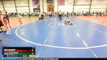 84 lbs Rd# 1 9:00am Friday - Levi Halbert, Nebraska Elite vs Kash Koopmans, Legends Of Gold