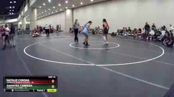145 lbs Round 2 (10 Team) - Natalie Corona, Charlie`s Angels-IL Black vs Samayra Cabrera, Florida All-Stars