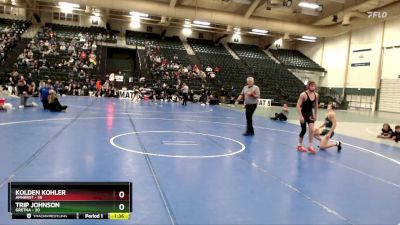 120 lbs Round 4 (16 Team) - Trip Johnson, Gretna vs Kolden Kohler, Amherst