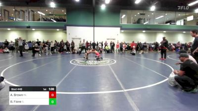 80 lbs Final - Alyis Brown, PA vs Bryce Fiore, FL