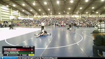 105+ Cons. Round 2 - Boston Deros, Grantsville Wrestling Club vs Vitaly Smoglyuk, Bonniville Wrestling Club