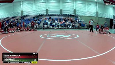 110 lbs Finals (2 Team) - Brody Weimer, Noblesville Wrestling Club vs Maya Hammond, Garrett Wrestling Club