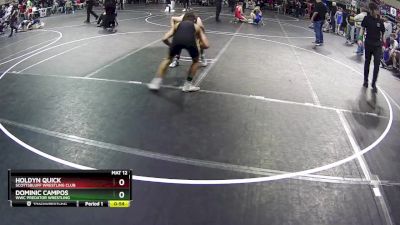 117 lbs Cons. Round 1 - Dominic Campos, WWC Predator Wrestling vs Holdyn Quick, Scottsbluff Wrestling Club