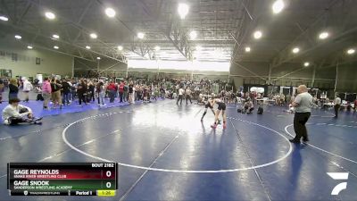 106 lbs Cons. Round 2 - Gage Snook, Sanderson Wrestling Academy vs Gage Reynolds, Snake River Wrestling Club